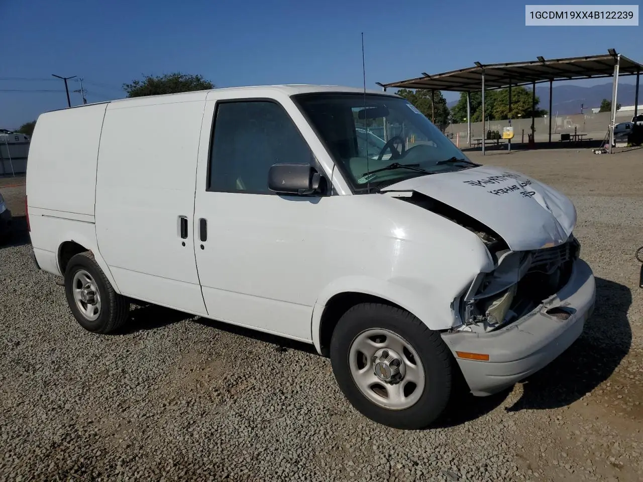 2004 Chevrolet Astro VIN: 1GCDM19XX4B122239 Lot: 62822295