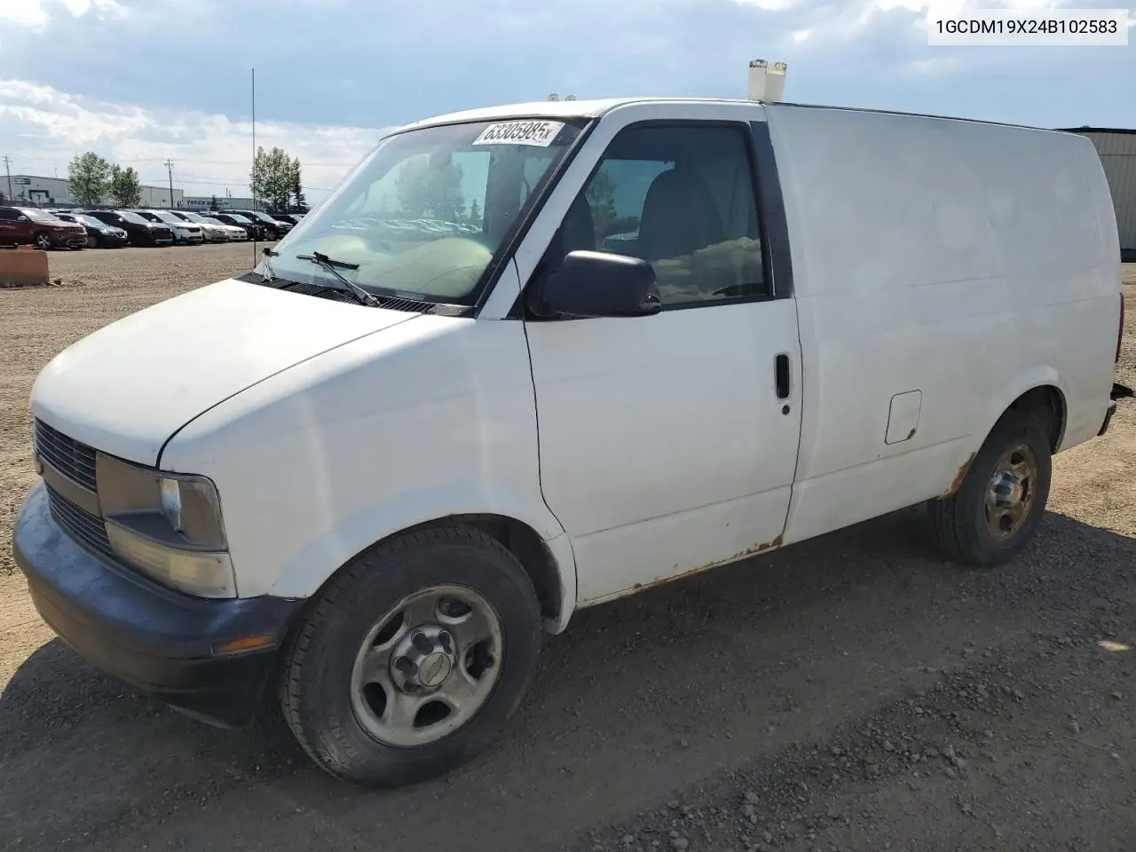 2004 Chevrolet Astro VIN: 1GCDM19X24B102583 Lot: 63305985
