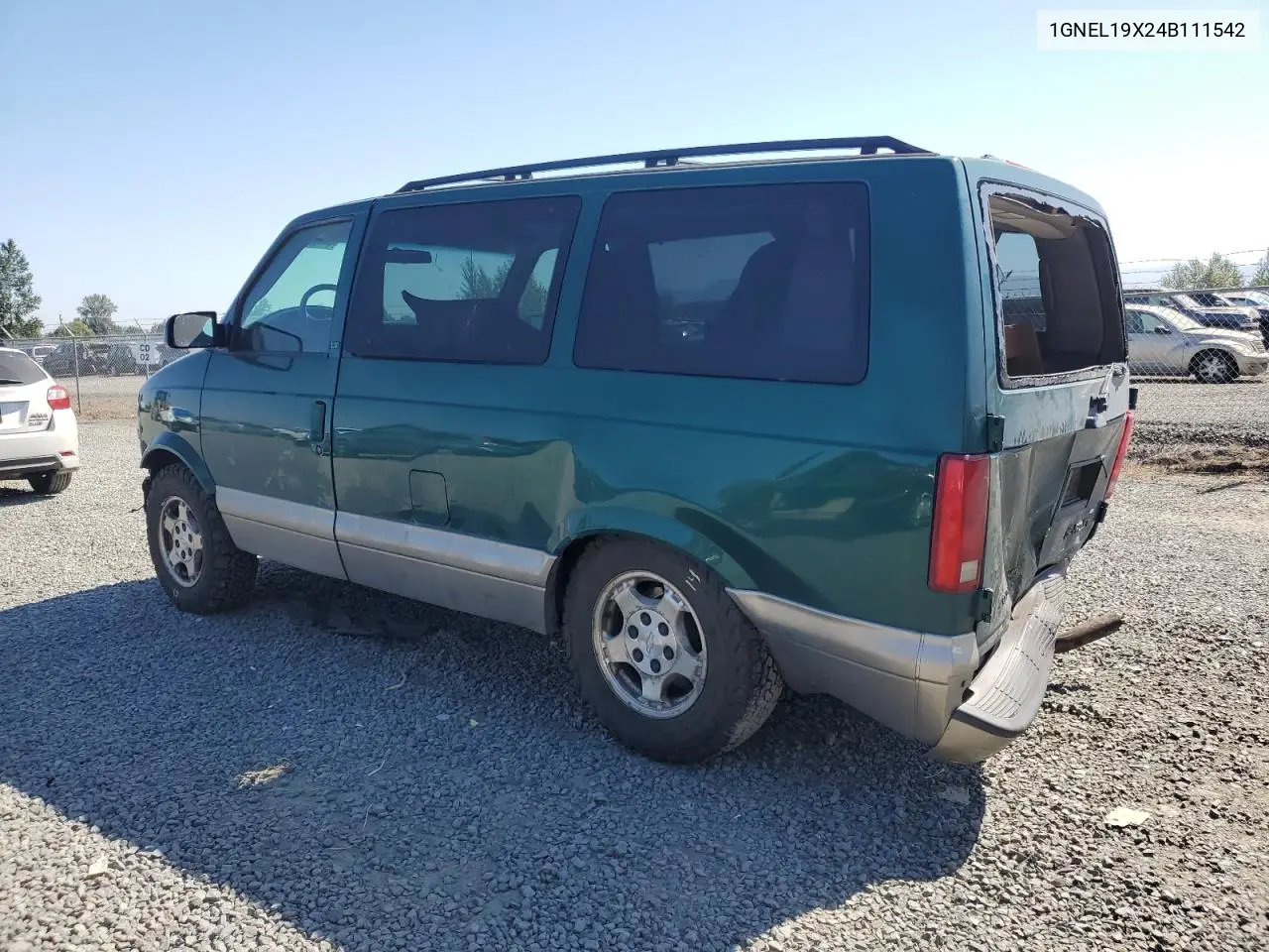 2004 Chevrolet Astro VIN: 1GNEL19X24B111542 Lot: 64989205