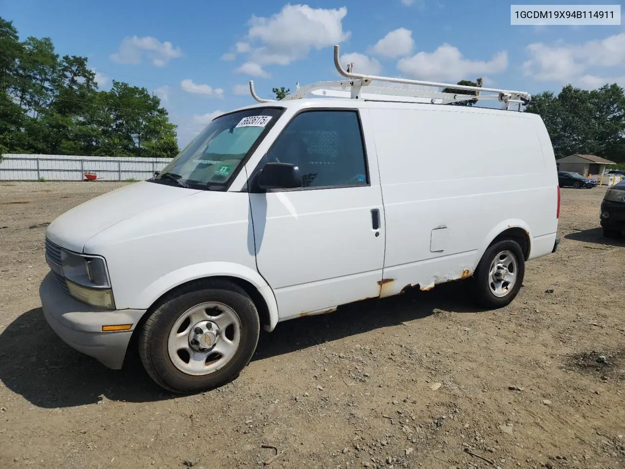 2004 Chevrolet Astro VIN: 1GCDM19X94B114911 Lot: 66036175