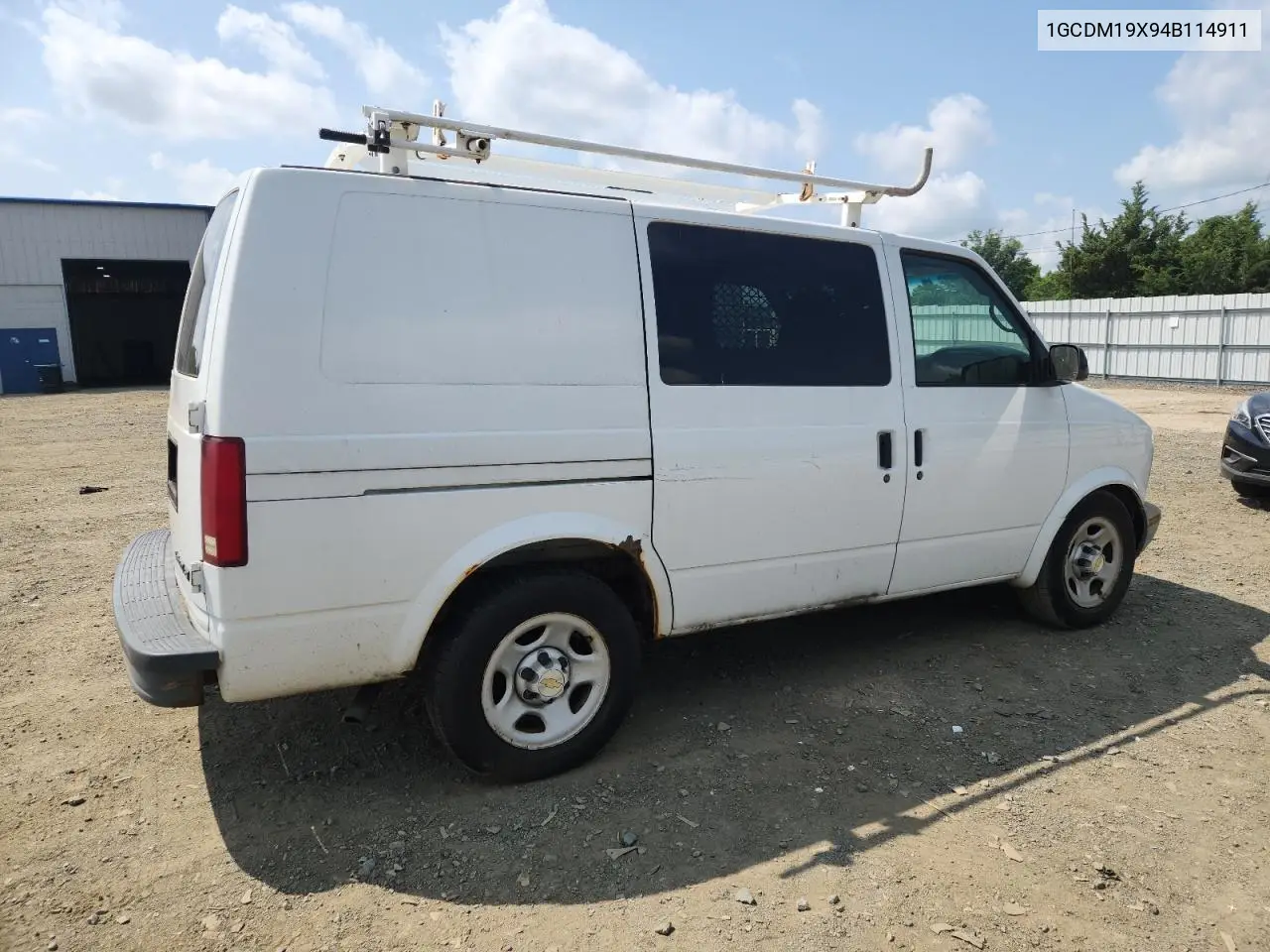 2004 Chevrolet Astro VIN: 1GCDM19X94B114911 Lot: 66036175