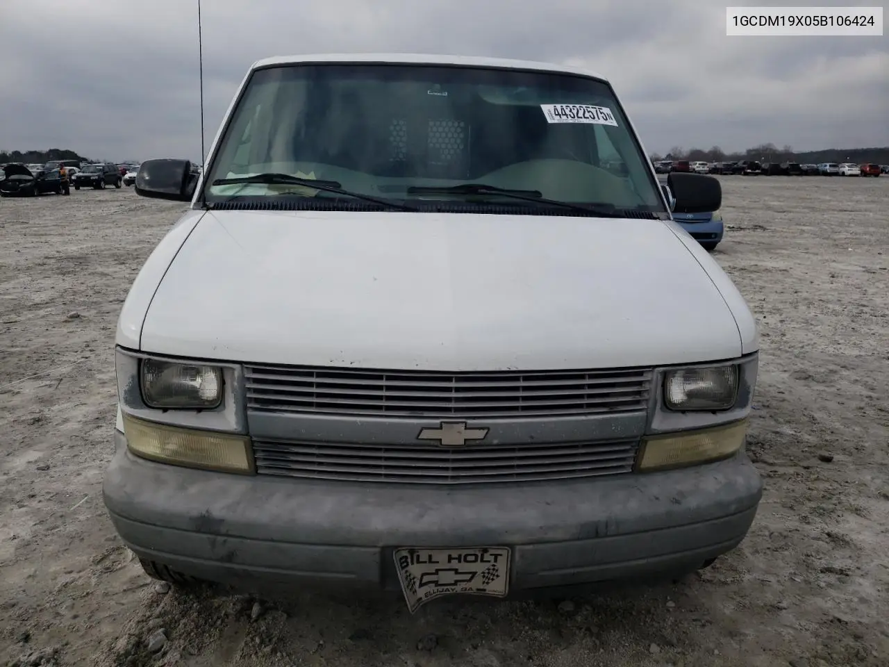 2005 Chevrolet Astro VIN: 1GCDM19X05B106424 Lot: 44322575
