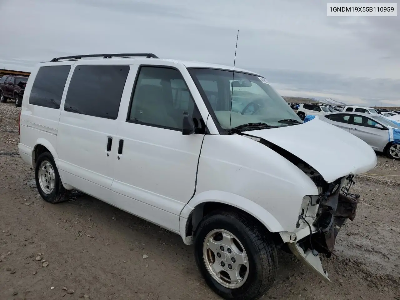 2005 Chevrolet Astro VIN: 1GNDM19X55B110959 Lot: 49787505