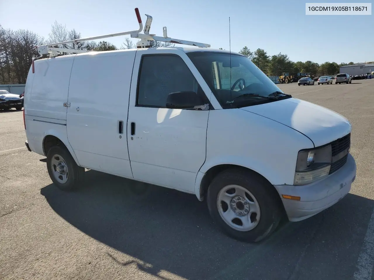 2005 Chevrolet Astro VIN: 1GCDM19X05B118671 Lot: 53375495