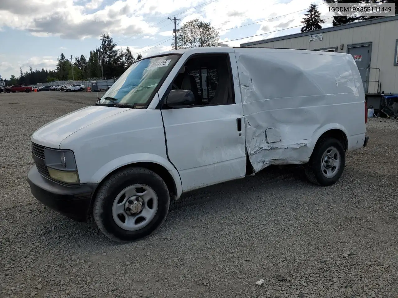 2005 Chevrolet Astro VIN: 1GCDM19X85B111449 Lot: 55691115