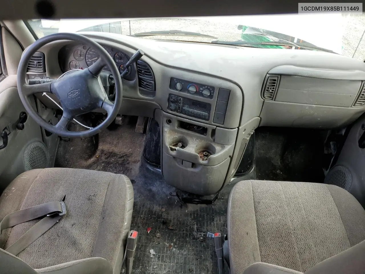 2005 Chevrolet Astro VIN: 1GCDM19X85B111449 Lot: 55691115