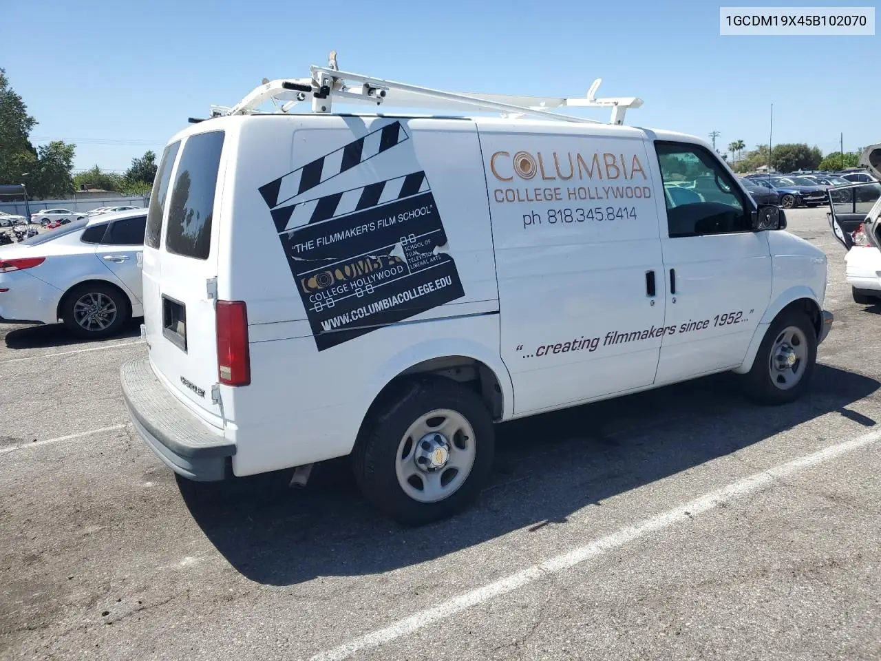 2005 Chevrolet Astro VIN: 1GCDM19X45B102070 Lot: 57914785