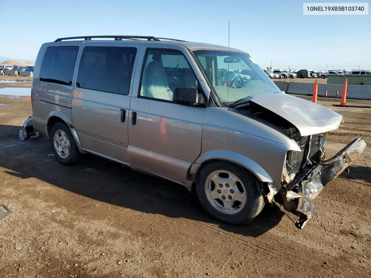 2005 Chevrolet Astro VIN: 1GNEL19X85B103740 Lot: 61284885