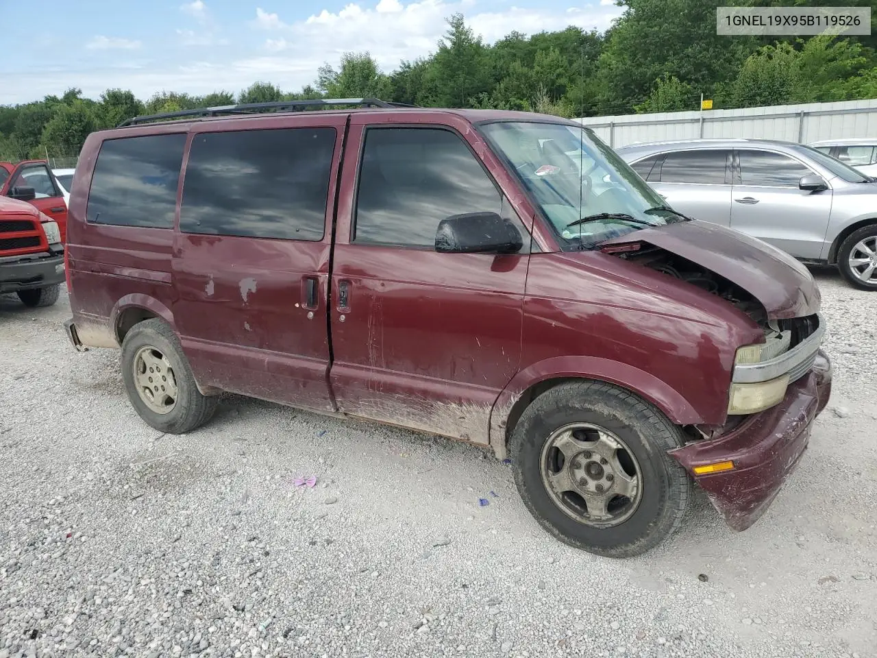 2005 Chevrolet Astro VIN: 1GNEL19X95B119526 Lot: 63433005