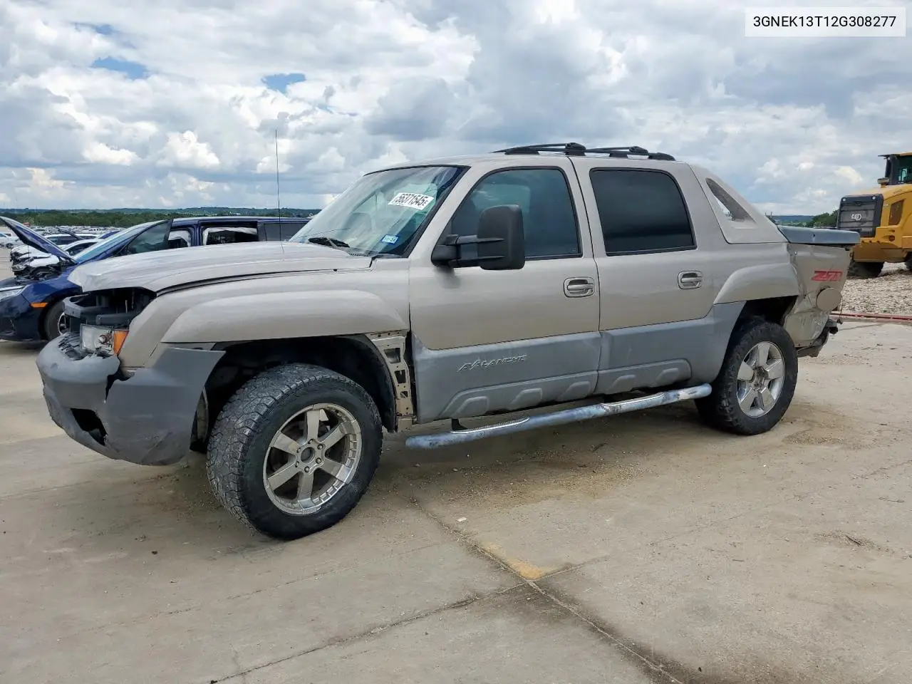 2002 Chevrolet Avalanche K1500 VIN: 3GNEK13T12G308277 Lot: 56371545