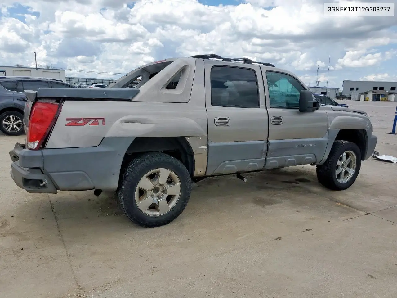 2002 Chevrolet Avalanche K1500 VIN: 3GNEK13T12G308277 Lot: 56371545