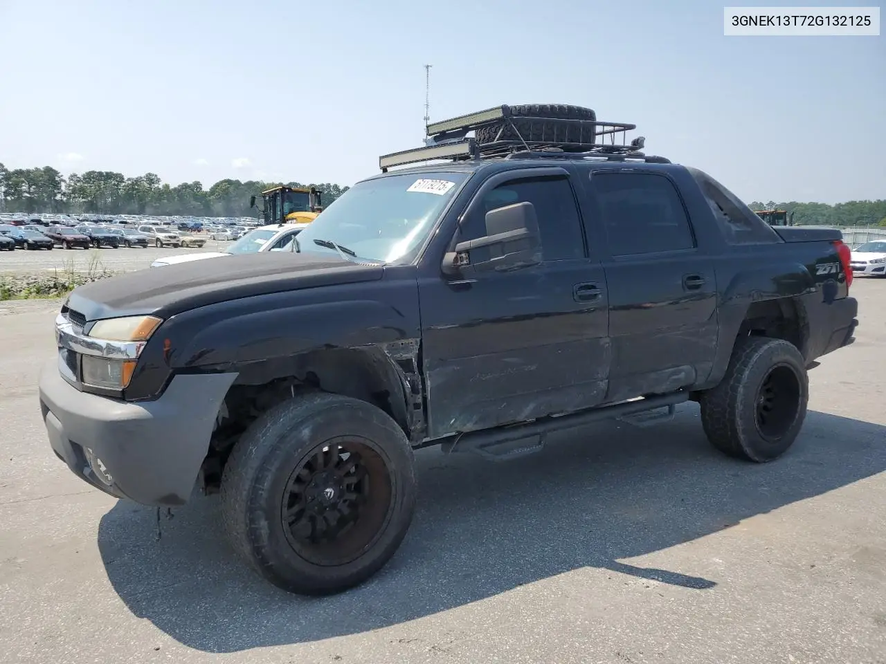 2002 Chevrolet Avalanche K1500 VIN: 3GNEK13T72G132125 Lot: 61179215