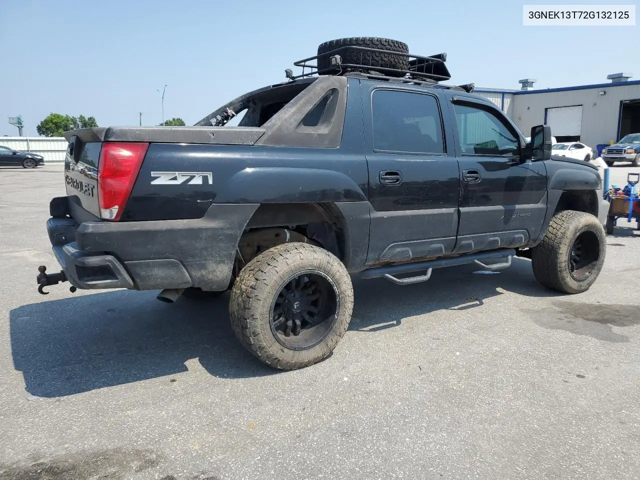 2002 Chevrolet Avalanche K1500 VIN: 3GNEK13T72G132125 Lot: 61179215