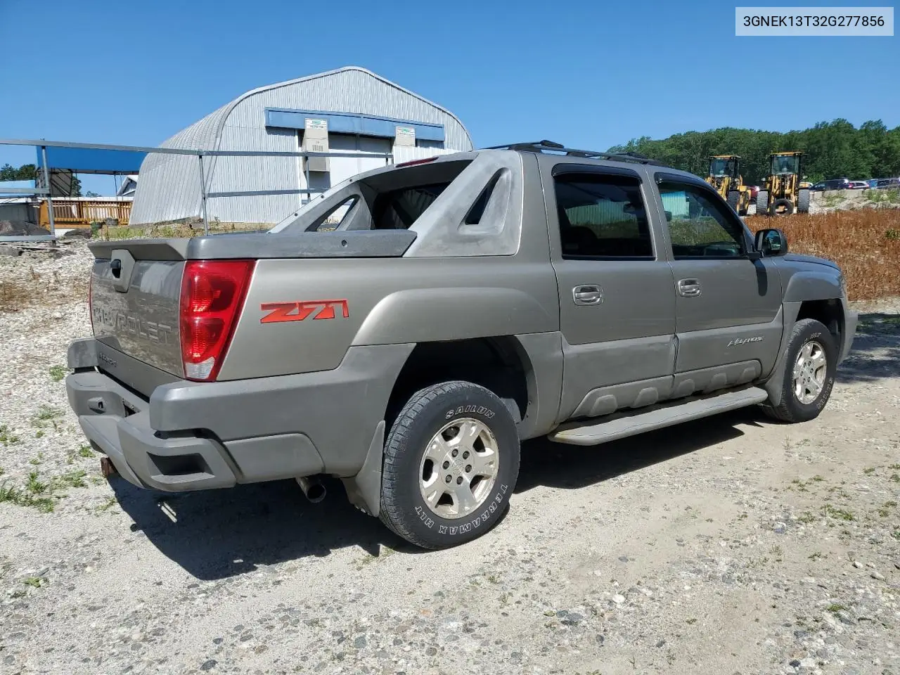 2002 Chevrolet Avalanche K1500 VIN: 3GNEK13T32G277856 Lot: 61471895