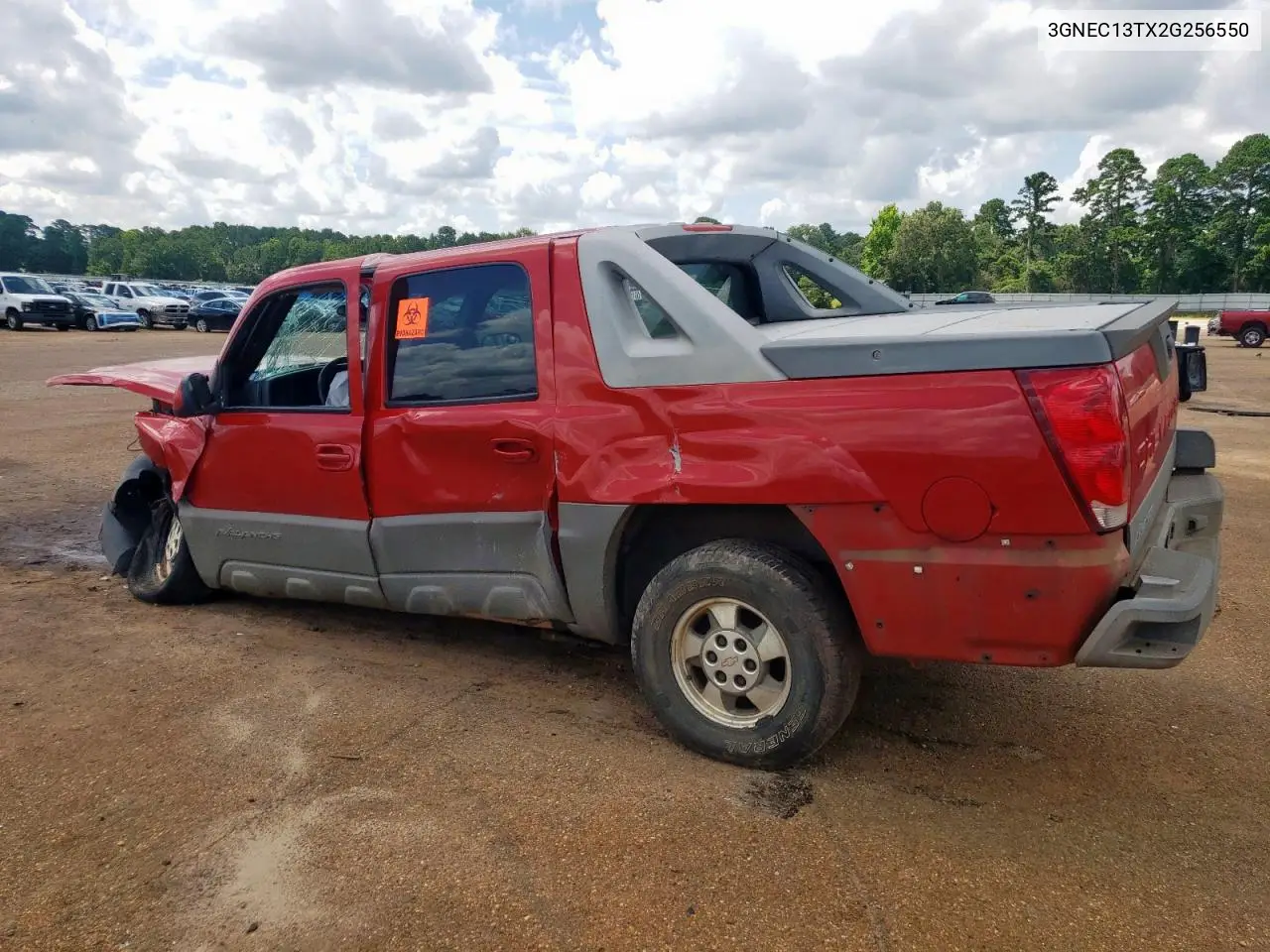 2002 Chevrolet Avalanche C1500 VIN: 3GNEC13TX2G256550 Lot: 62145555