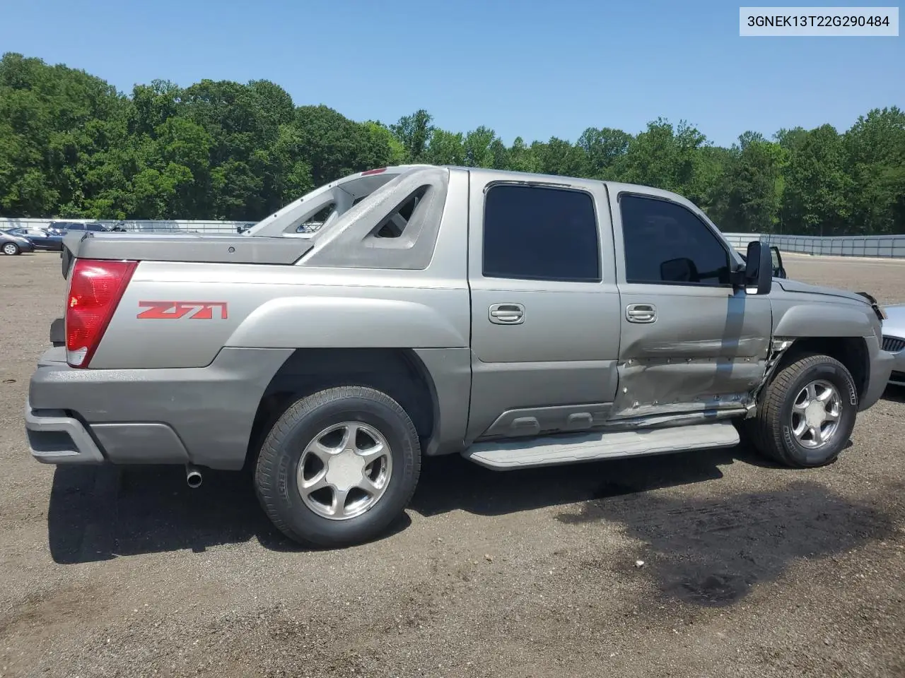2002 Chevrolet Avalanche K1500 VIN: 3GNEK13T22G290484 Lot: 62167495