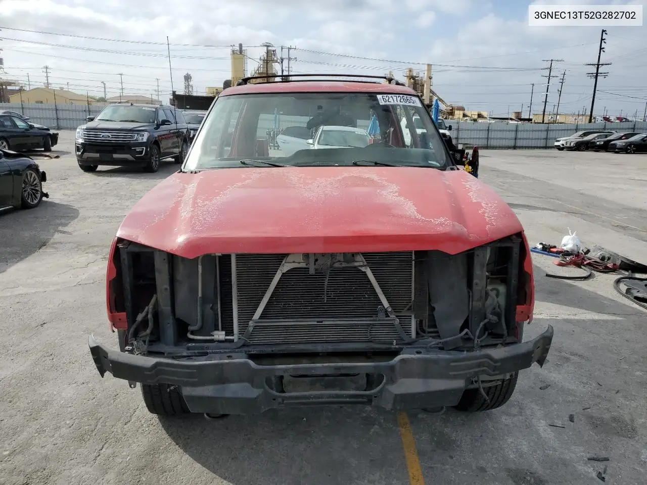 2002 Chevrolet Avalanche C1500 VIN: 3GNEC13T52G282702 Lot: 62172665