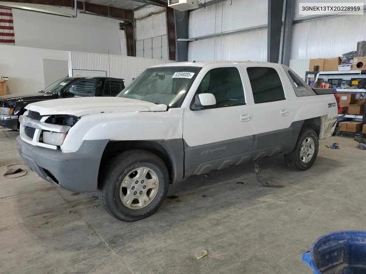 2002 Chevrolet Avalanche K1500 VIN: 3GNEK13TX2G228959 Lot: 63598085