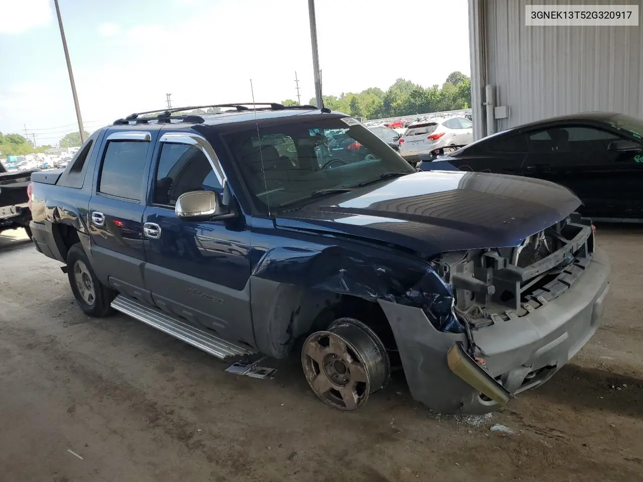 2002 Chevrolet Avalanche K1500 VIN: 3GNEK13T52G320917 Lot: 65269865