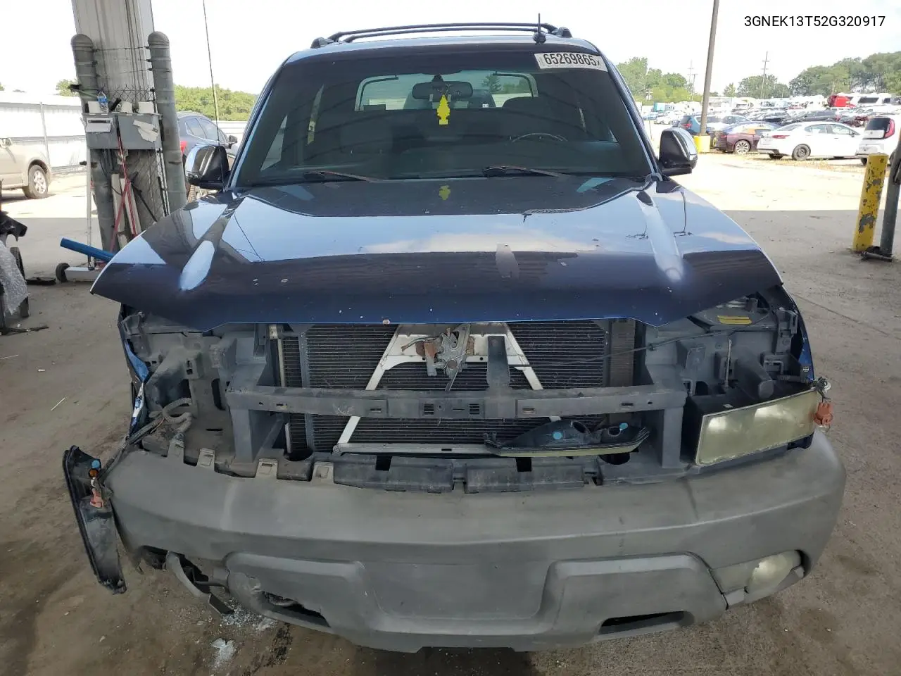 2002 Chevrolet Avalanche K1500 VIN: 3GNEK13T52G320917 Lot: 65269865
