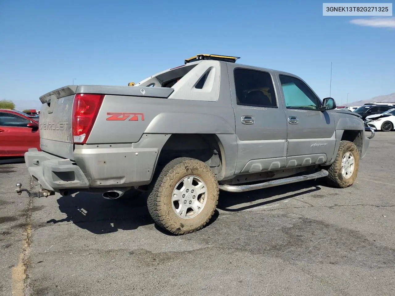 2002 Chevrolet Avalanche K1500 VIN: 3GNEK13T82G271325 Lot: 65598225