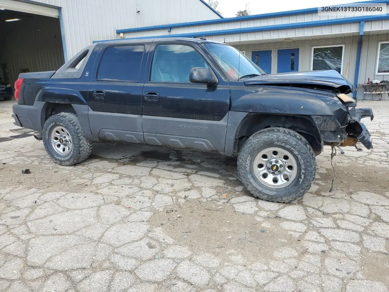 2003 Chevrolet Avalanche K1500 VIN: 3GNEK13T33G186040 Lot: 52951415