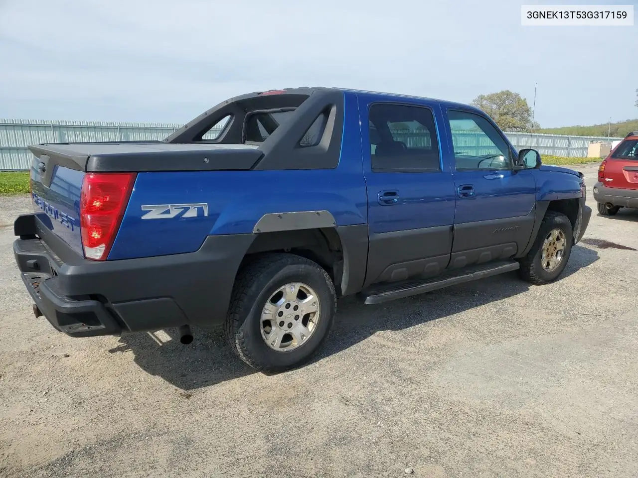 2003 Chevrolet Avalanche K1500 VIN: 3GNEK13T53G317159 Lot: 54570495