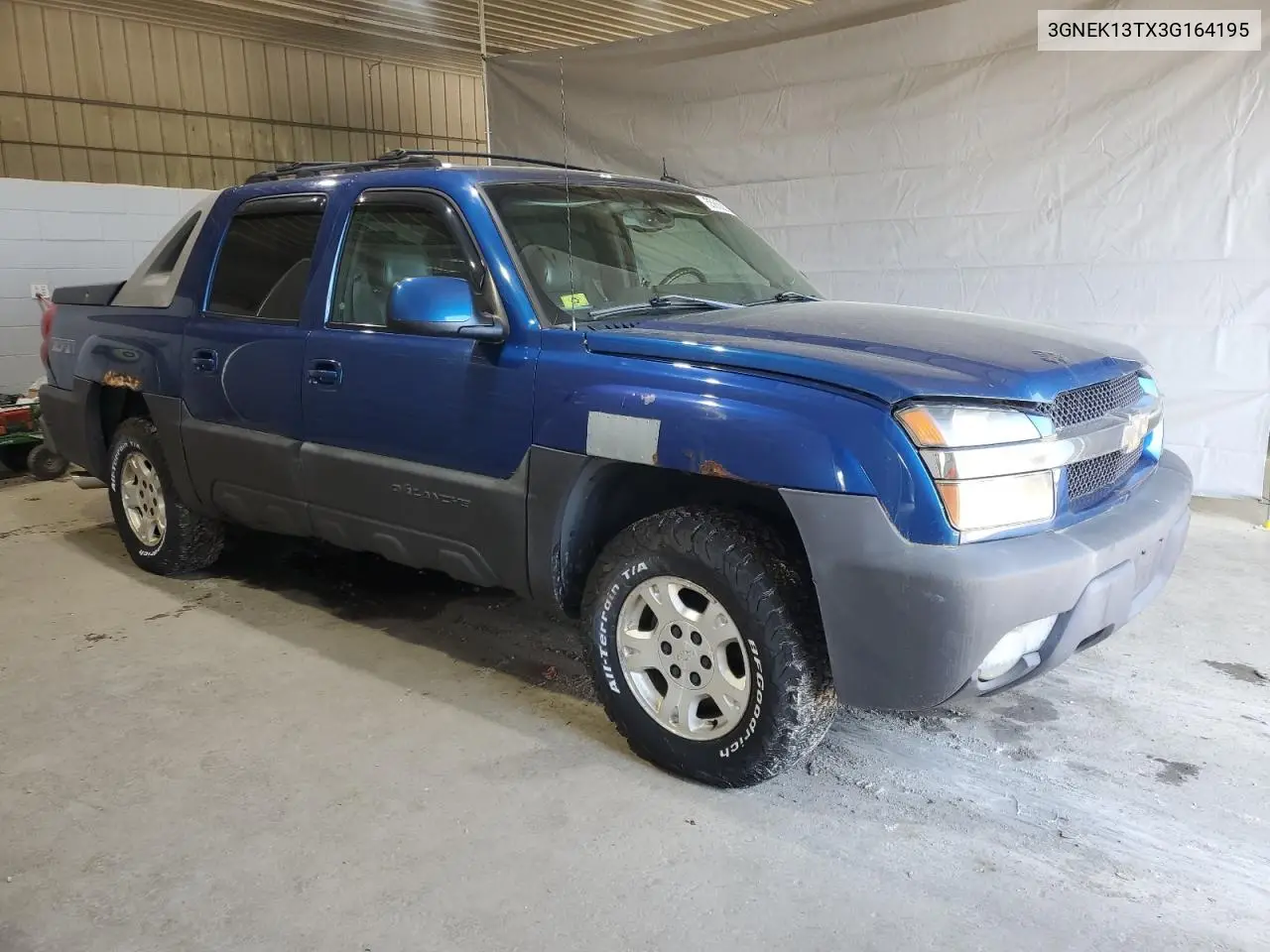 2003 Chevrolet Avalanche K1500 VIN: 3GNEK13TX3G164195 Lot: 55859235