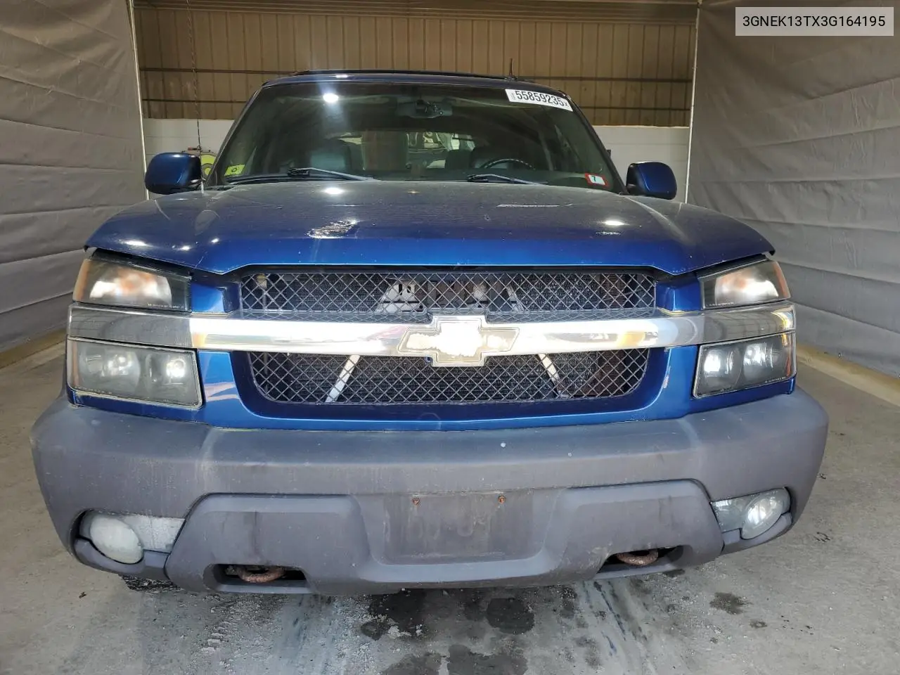 2003 Chevrolet Avalanche K1500 VIN: 3GNEK13TX3G164195 Lot: 55859235