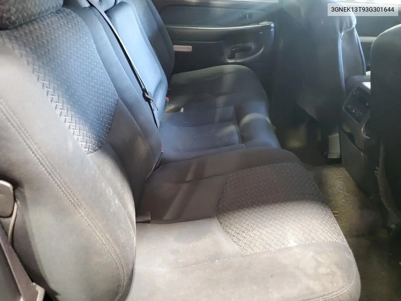 2003 Chevrolet Avalanche K1500 VIN: 3GNEK13T93G301644 Lot: 56629595