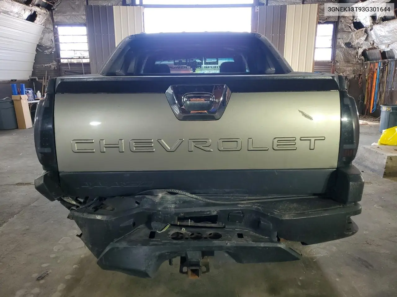2003 Chevrolet Avalanche K1500 VIN: 3GNEK13T93G301644 Lot: 56629595