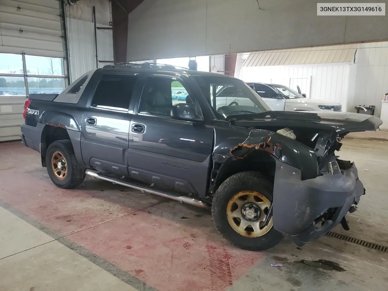 2003 Chevrolet Avalanche K1500 VIN: 3GNEK13TX3G149616 Lot: 59526605