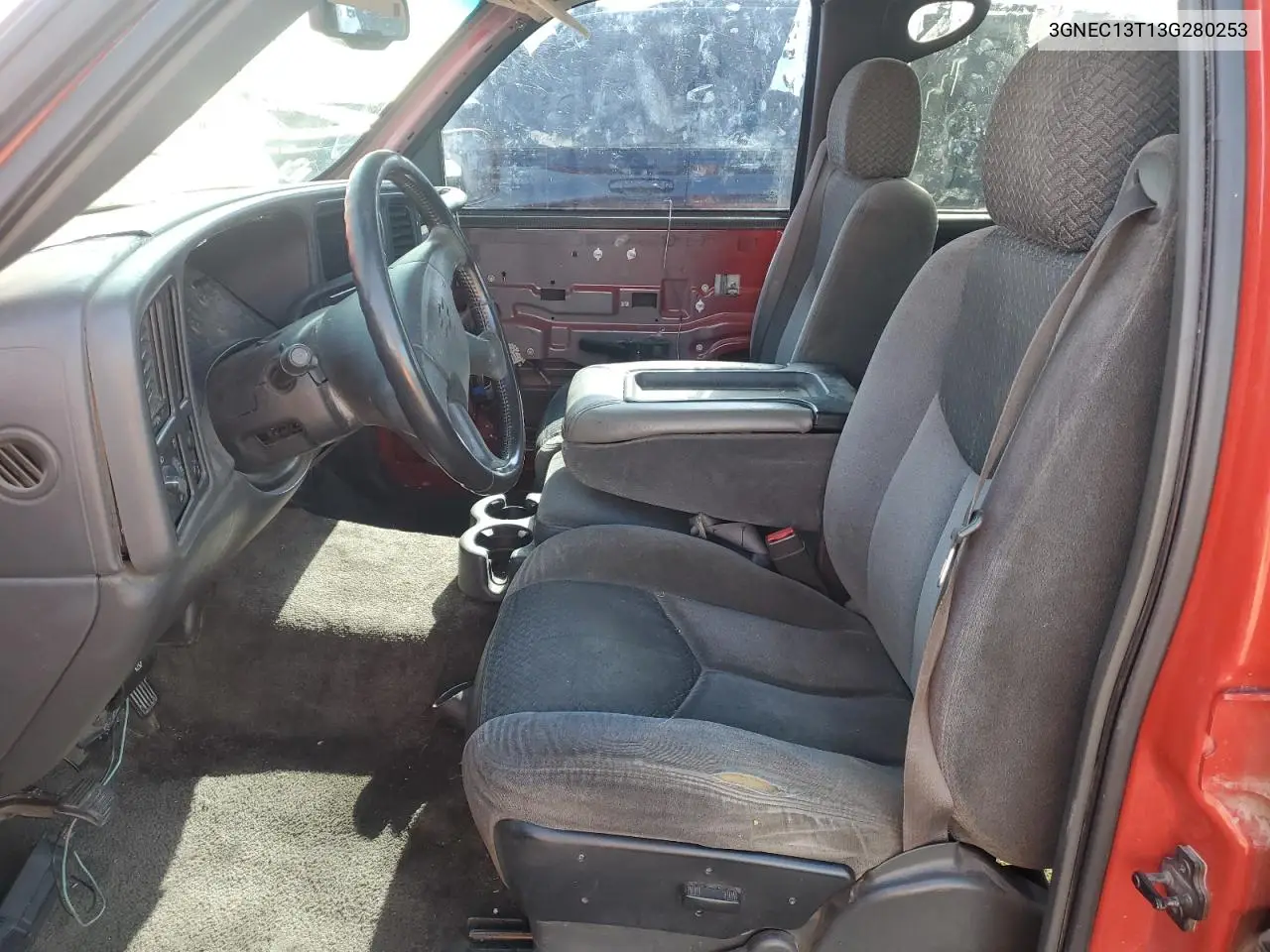 2003 Chevrolet Avalanche C1500 VIN: 3GNEC13T13G280253 Lot: 62258675