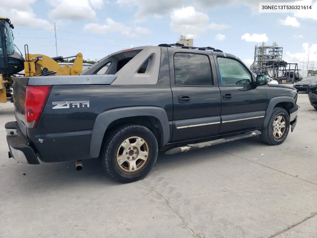 2003 Chevrolet Avalanche C1500 VIN: 3GNEC13T53G321614 Lot: 62268925