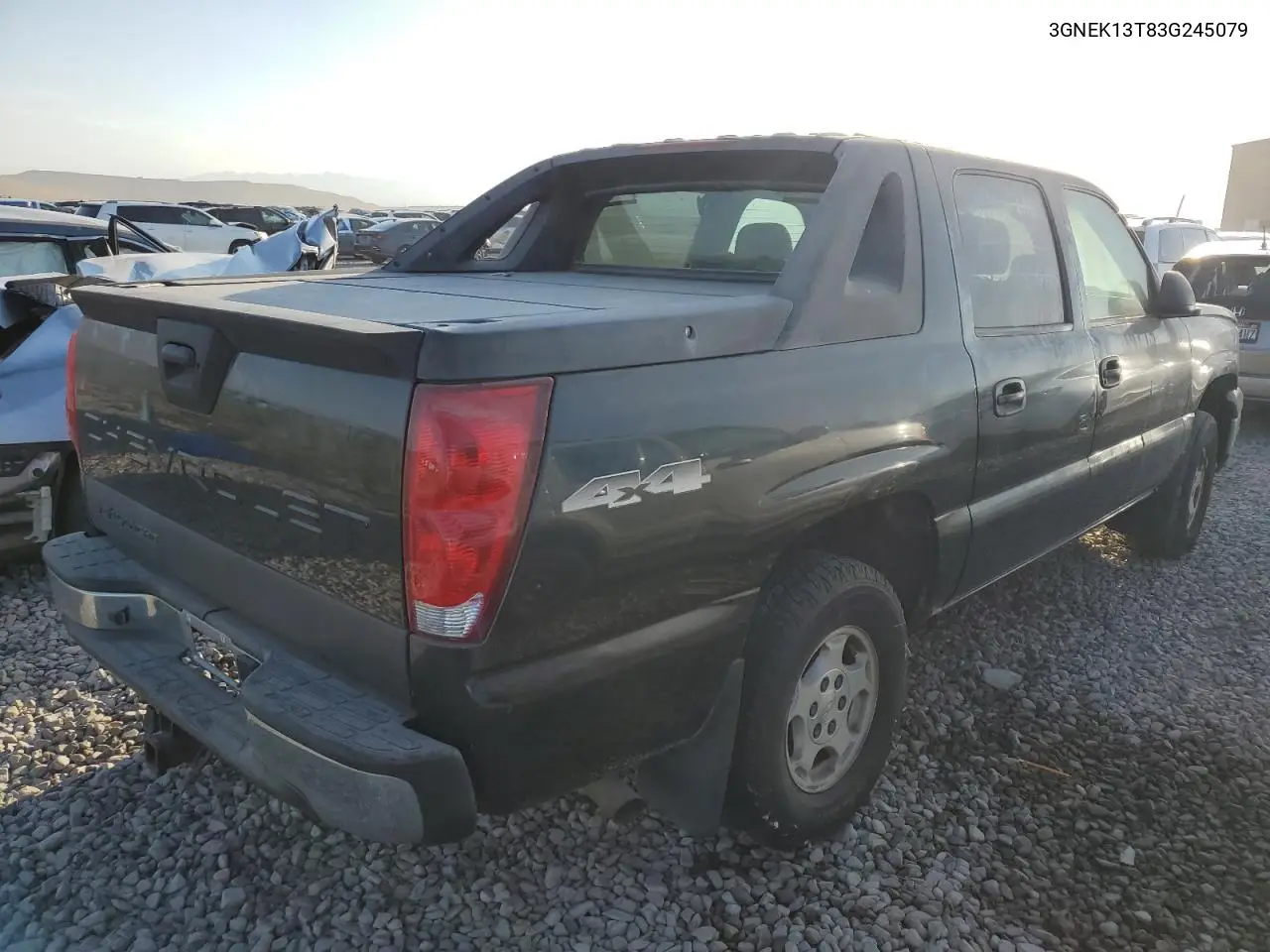 2003 Chevrolet Avalanche K1500 VIN: 3GNEK13T83G245079 Lot: 62762485