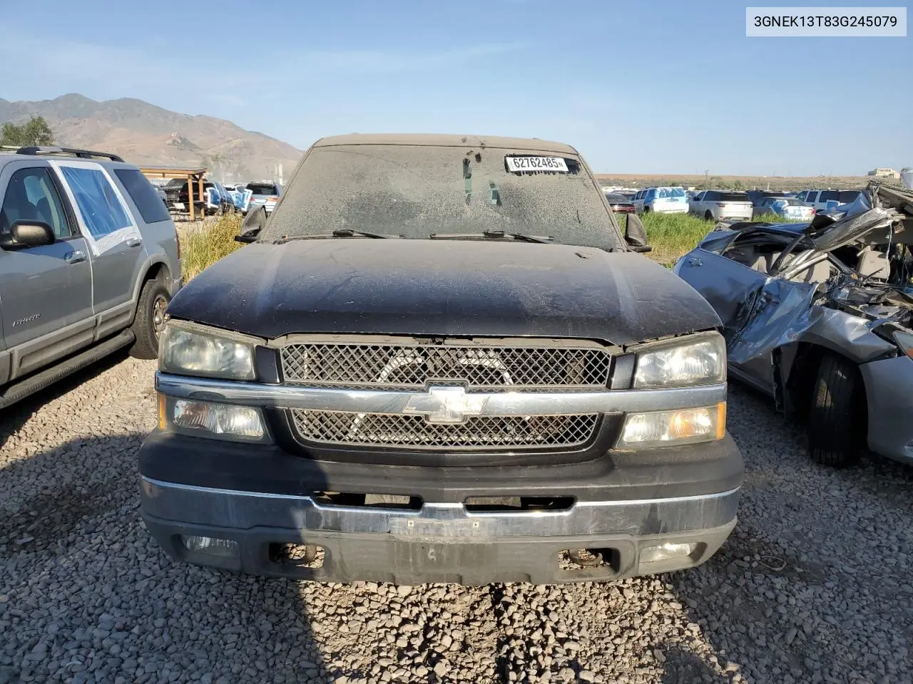 2003 Chevrolet Avalanche K1500 VIN: 3GNEK13T83G245079 Lot: 62762485