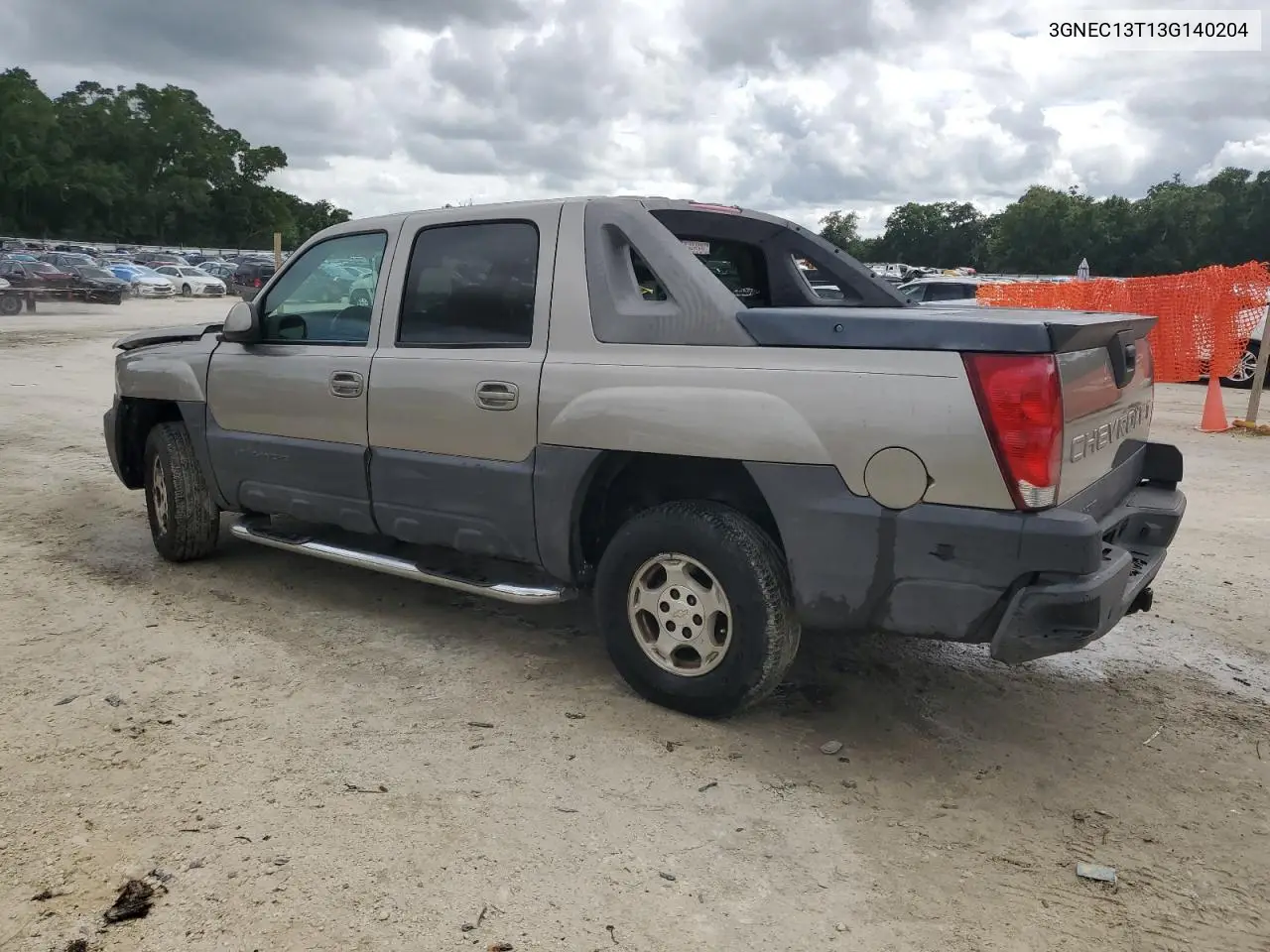 2003 Chevrolet Avalanche C1500 VIN: 3GNEC13T13G140204 Lot: 63064735