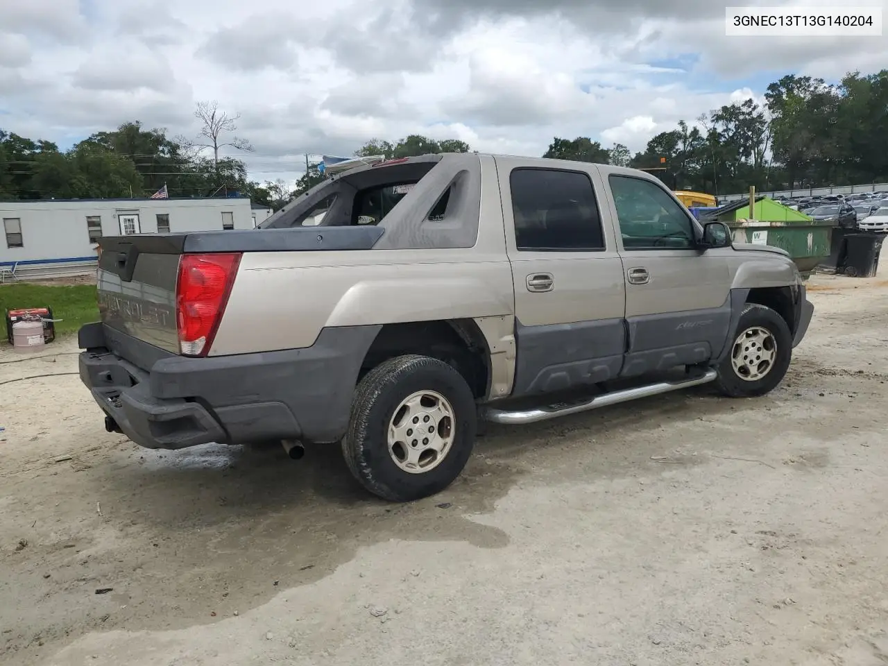 2003 Chevrolet Avalanche C1500 VIN: 3GNEC13T13G140204 Lot: 63064735