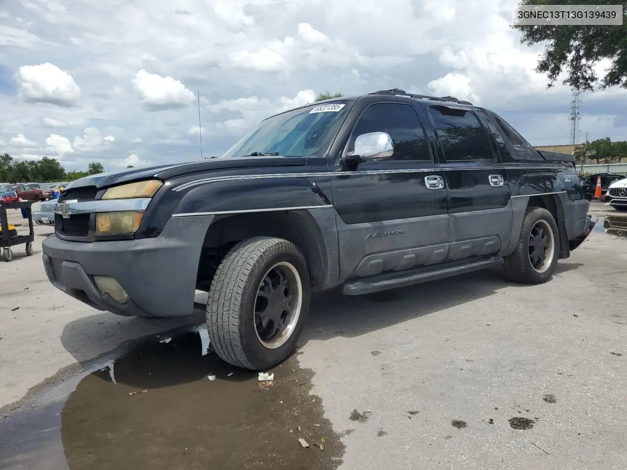 2003 Chevrolet Avalanche C1500 VIN: 3GNEC13T13G139439 Lot: 65221355