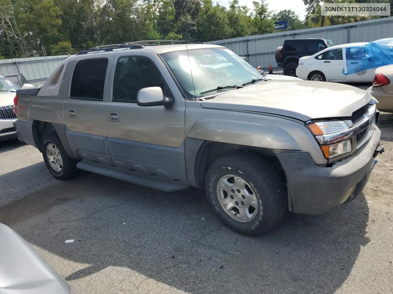 2003 Chevrolet Avalanche K1500 VIN: 3GNEK13T13G324044 Lot: 65332345