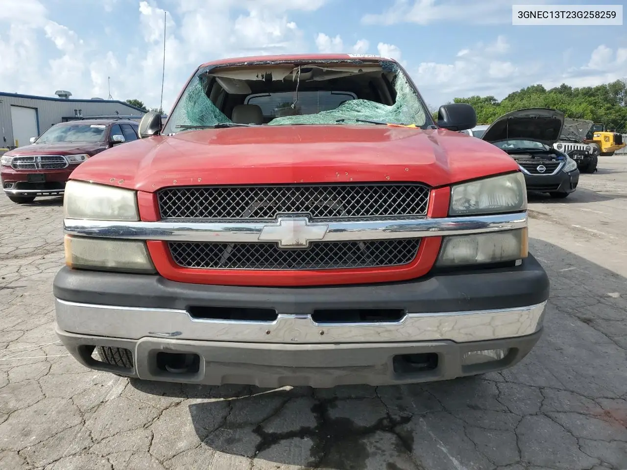 2003 Chevrolet Avalanche C1500 VIN: 3GNEC13T23G258259 Lot: 65396255