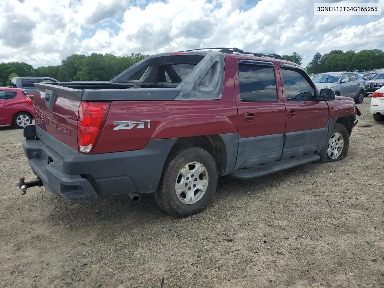 2004 Chevrolet Avalanche K1500 VIN: 3GNEK12T34G165255 Lot: 55272085
