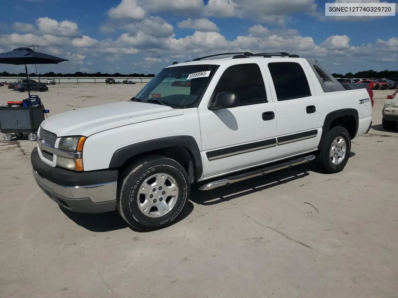 2004 Chevrolet Avalanche C1500 VIN: 3GNEC12T74G329720 Lot: 55588965