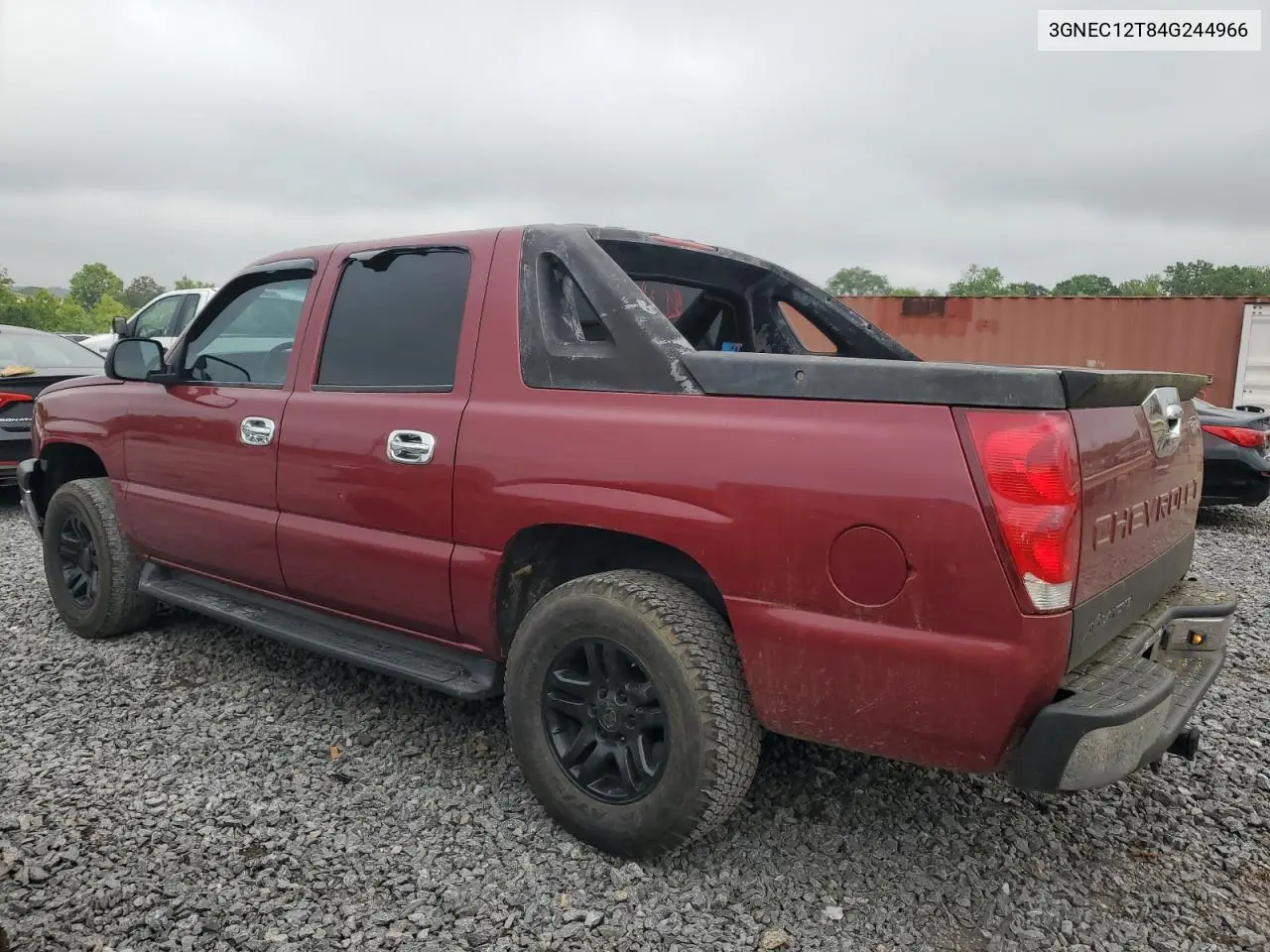 2004 Chevrolet Avalanche C1500 VIN: 3GNEC12T84G244966 Lot: 56206345