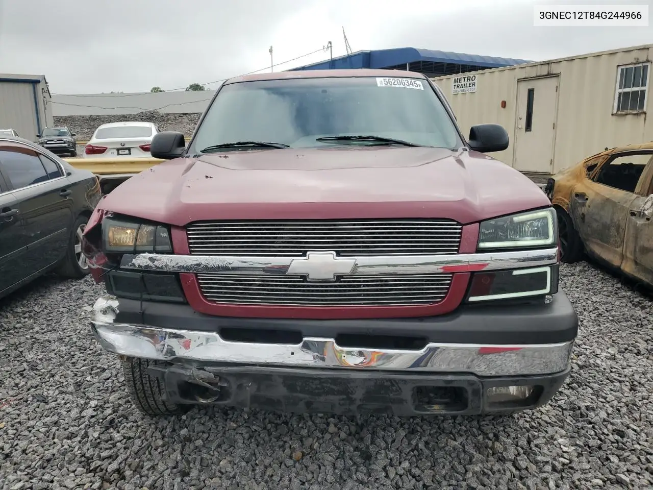 2004 Chevrolet Avalanche C1500 VIN: 3GNEC12T84G244966 Lot: 56206345