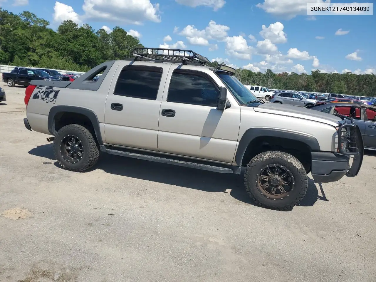 2004 Chevrolet Avalanche K1500 VIN: 3GNEK12T74G134039 Lot: 56567405