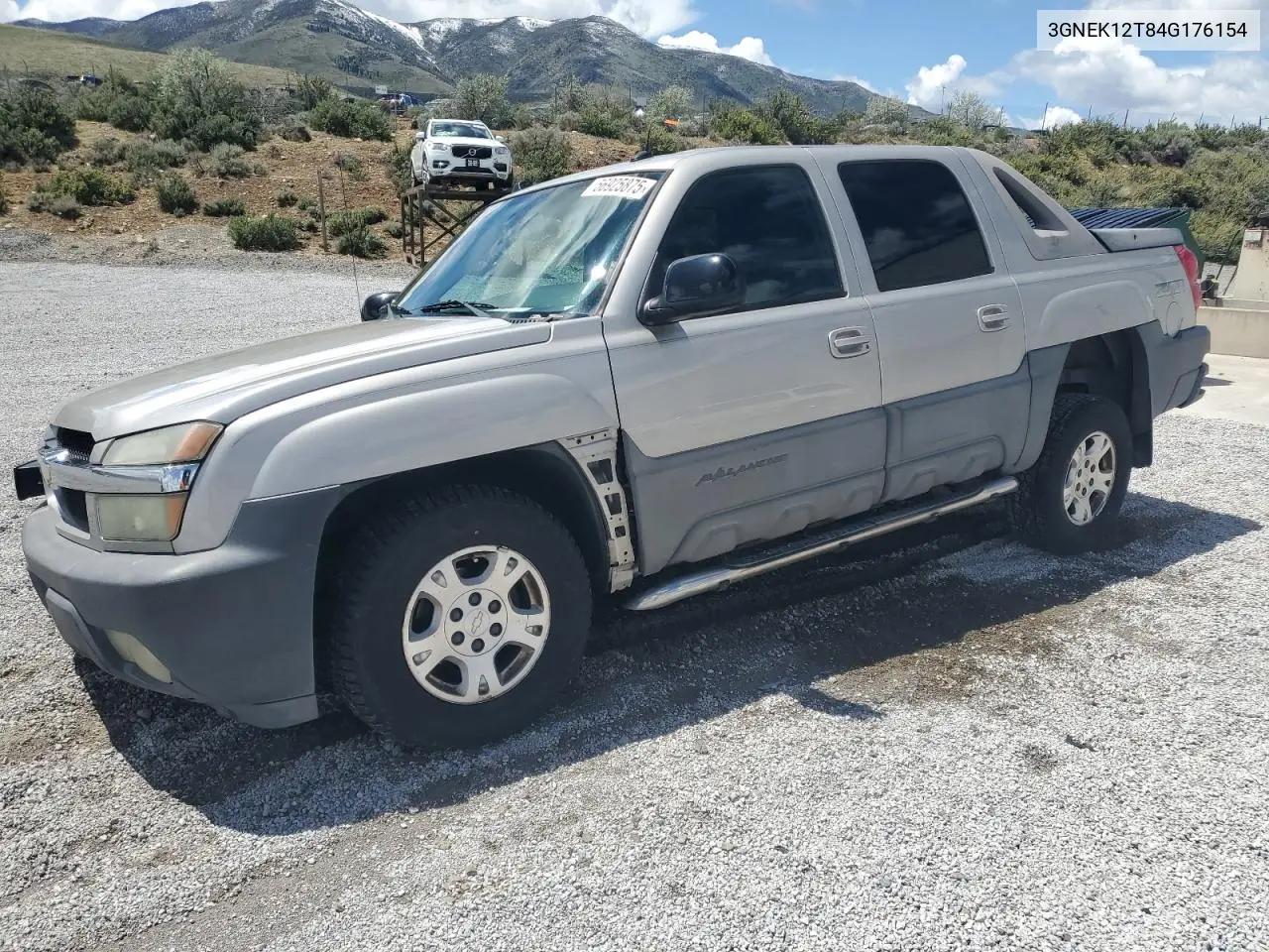2004 Chevrolet Avalanche K1500 VIN: 3GNEK12T84G176154 Lot: 56925875