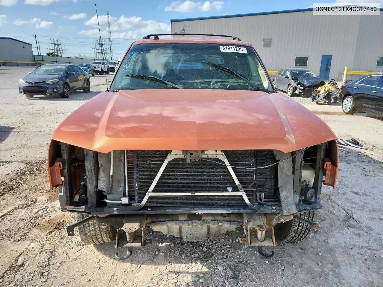 2004 Chevrolet Avalanche C1500 VIN: 3GNEC12TX4G317450 Lot: 61911295