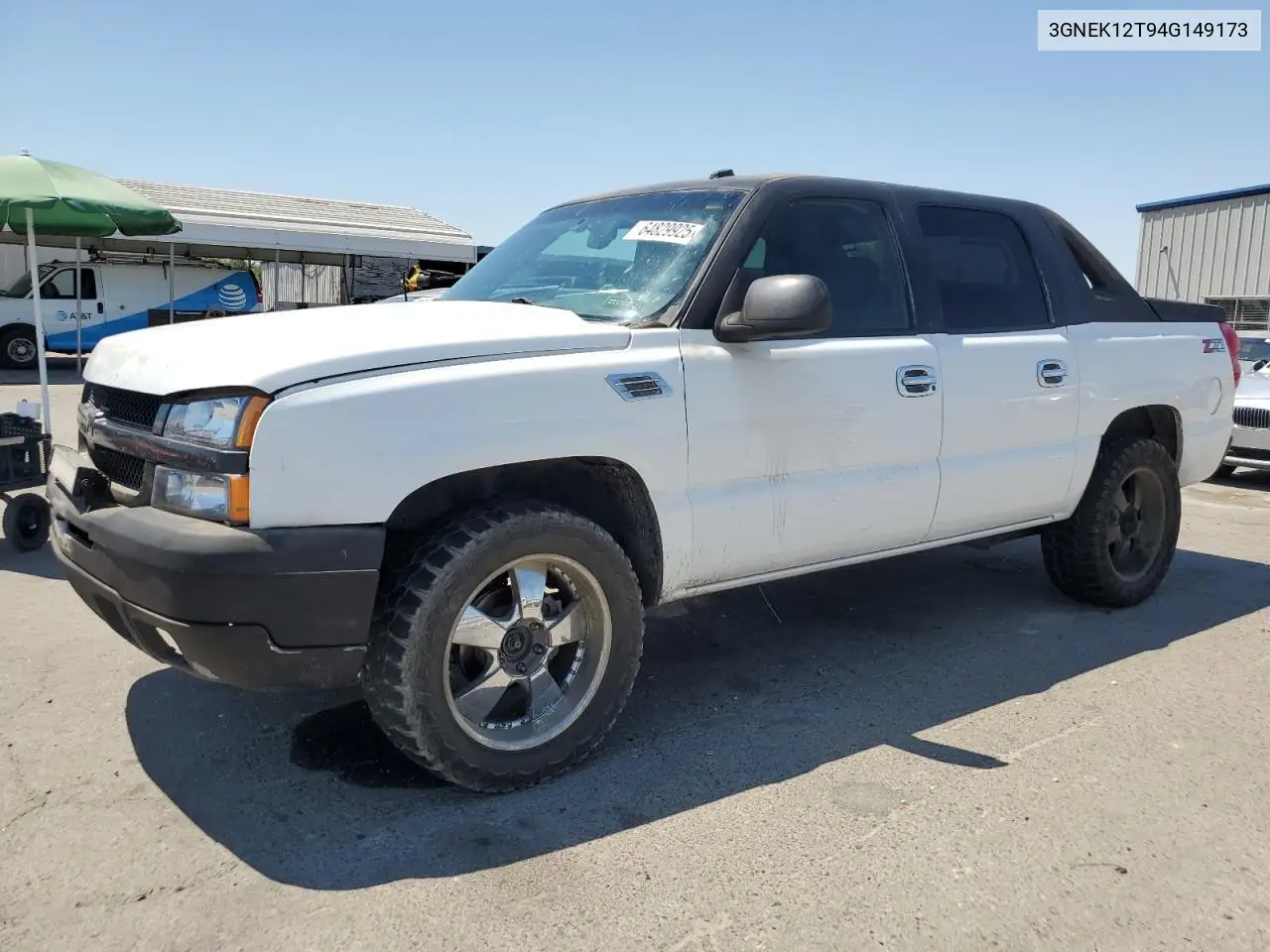 2004 Chevrolet Avalanche K1500 VIN: 3GNEK12T94G149173 Lot: 64829925