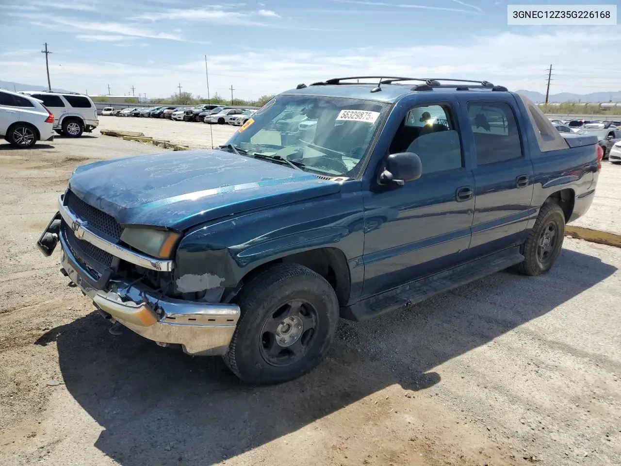 2005 Chevrolet Avalanche C1500 VIN: 3GNEC12Z35G226168 Lot: 56329875